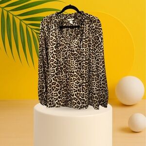 H & M Leopard Print Women's Top